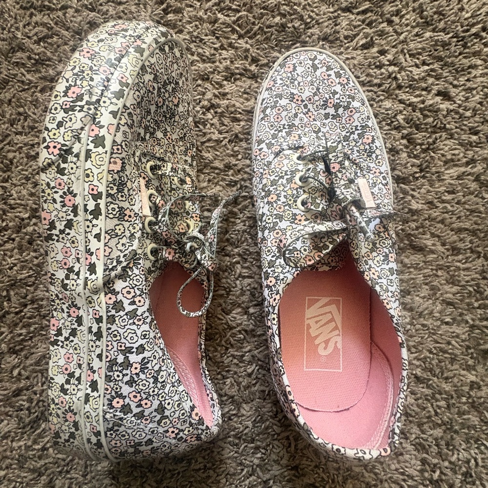 Vans Multicolor Floral Canvas Shoes